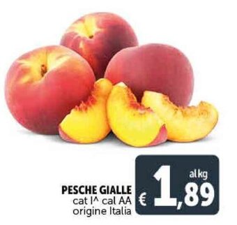 Deco Supermercati Pesche Gialle offerta