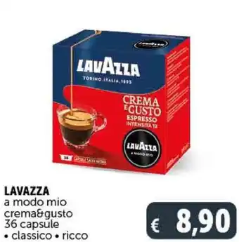 Deco Supermercati Lavazza A Modo Mio Crema&Gusto 36 Capsule offerta