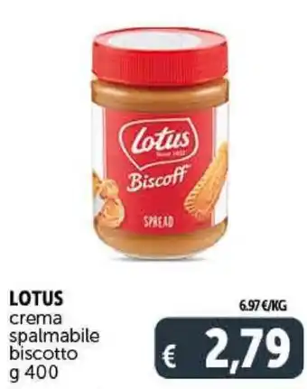 Deco Supermercati Lotus Crema Spalmabile Biscotto g 400 offerta