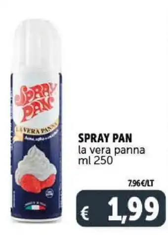 Deco Supermercati Spray Pan La Vera Panna ml 250 offerta
