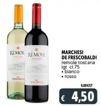 Deco Supermercati Marchesi De Frescobaldi Remole Toscana IGT cl 75 offerta