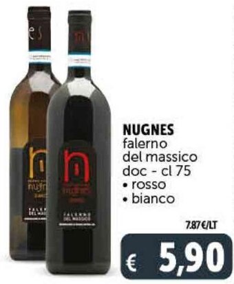 Deco Supermercati Nugnes Falerno Del Massico DOC - cl 75 offerta