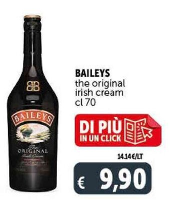 Deco Supermercati Baileys The Original Irish Cream cl 70 offerta