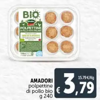 Deco Supermercati Amadori Polpettine Di Pollo Bio g 240 offerta