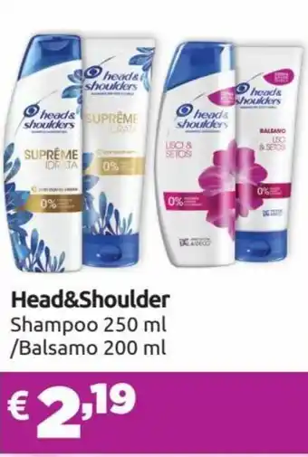 Head & Shoulders Shampoo 250 ml/Balsamo 200 ml