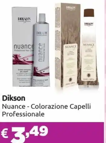Saponi e profumi Dikson Nuance Colorazione Capelli Professionale offerta