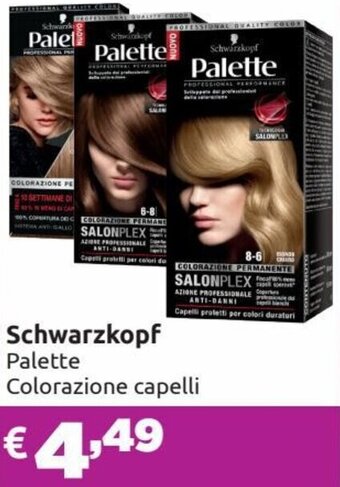 Saponi e profumi Schwarzkopf Palette Colorazione capelli offerta