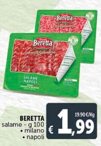 Deco Supermercati Beretta Salame - g 100 offerta