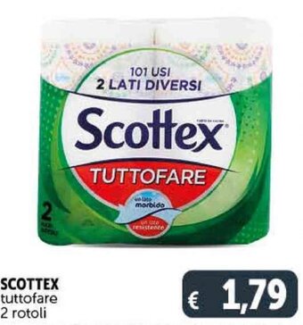 Deco Supermercati Scottex Tuttofare 2 rotoli offerta