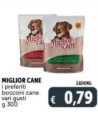 Deco Supermercati Miglior Cane i Preferiti Bocconi Cane Vari Gusti g 300 offerta