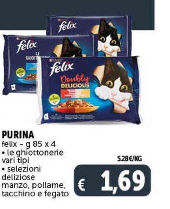 Deco Supermercati Purina Felix - g 85 x 4 offerta