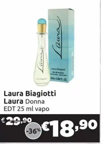 Saponi e profumi Laura Biagiotti Laura Donna EDT 25 ml vapo offerta