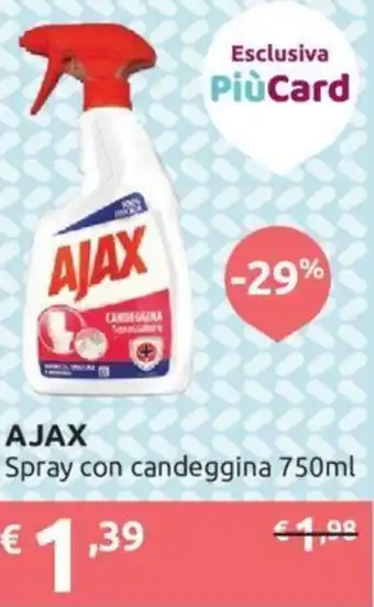 Ipersoap Ajax Spray Con Candeggina 750 ml offerta