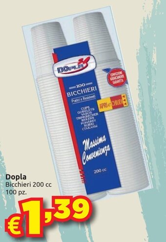 Dopla Bicchieri 200 CC 100 pz.