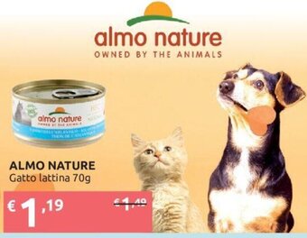 Ipersoap Almo Nature Gatto Lattina 70 g offerta