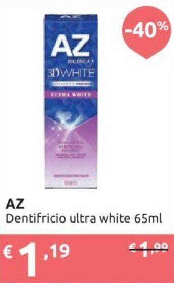 AZ Dentifricio Ultra White 65 ml