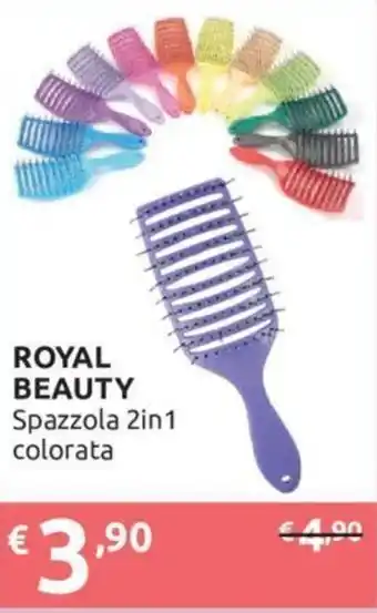 Ipersoap Royal Beauty Spazzola 2in1 Colorata offerta