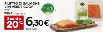 Coop Vivi verde coop Filetto Di Salmone offerta
