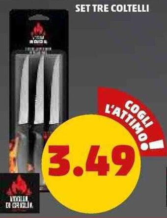 PENNY Set Tre Coltelli offerta