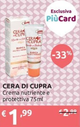 Ipersoap Cera Di Cupra Crema Nutriente E Protettiva 75 ml offerta