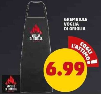 PENNY Grembiule Voglia di Griglia offerta