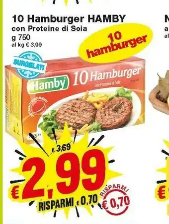 Prix Quality Hamby Hamburger offerta