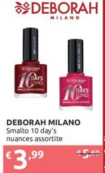 Ipersoap Deborah Milano Smalto 10 Day's Nuances Assortite offerta