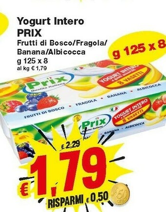 Prix Quality Yogurt offerta