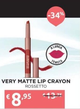 Very Matte Lip Crayon Rossetto