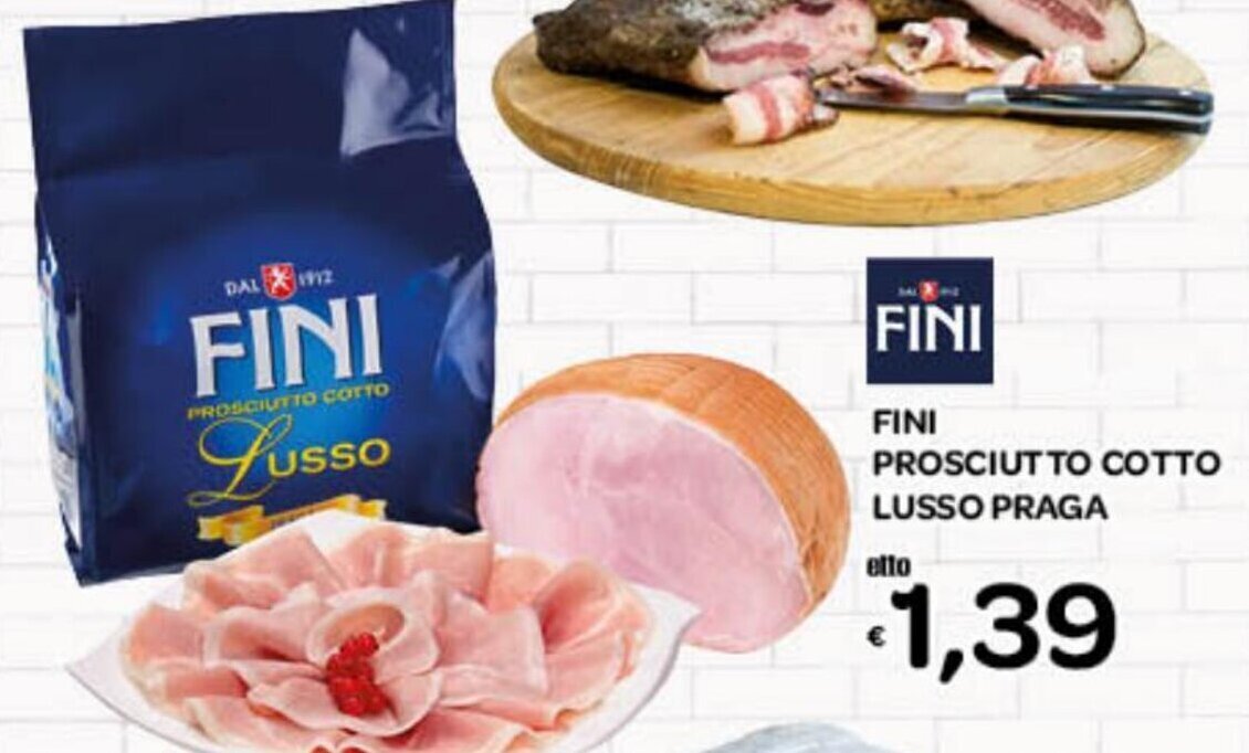 Fini Prosciutto Cotto Lusso Praga offerta di Big Food