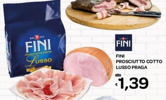 Big Food Fini Prosciutto Cotto Lusso Praga offerta