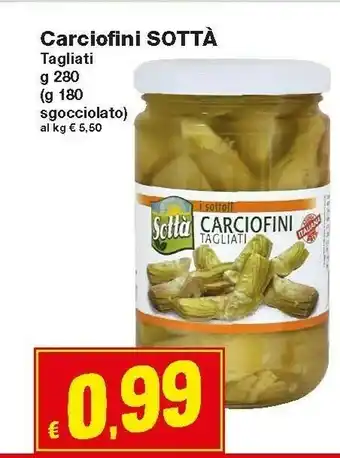 Prix Quality Sottà Carciofini sott'olio offerta