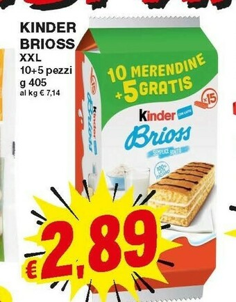 Prix Quality Kinder Brioss offerta