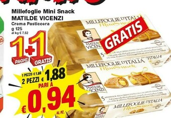 Prix Quality Matilde Vicenzi Pasticceria offerta