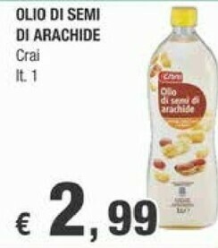 Crai Olio di semi offerta