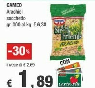 Crai Cameo Arachidi offerta