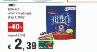Crai Finish Detersivo lavastoviglie offerta