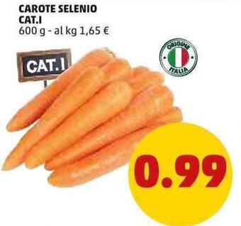PENNY Carote Selenio 600 g offerta