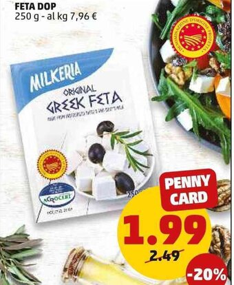 PENNY Milkeria Feta DOP 250 g offerta