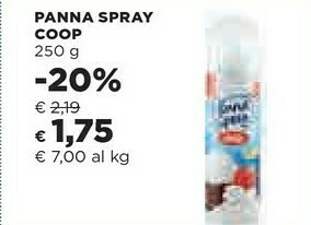 Coop Coop - Panna Spray 250 G(ml) offerta
