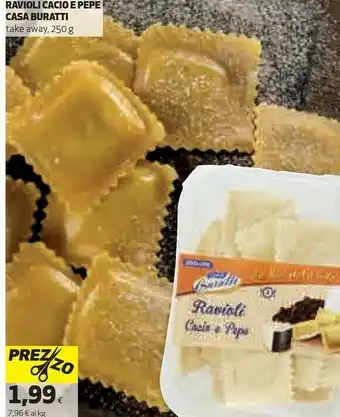 Coop Buratti Casa Burati Ravioli Cacio E Pepe offerta