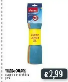 Deco Supermercati Vileda Colori Panni In Microfibro offerta