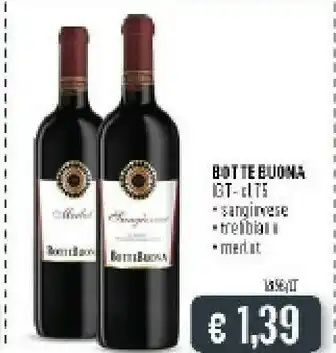 Deco Supermercati Botte buona Merlot 750 G(ml) offerta