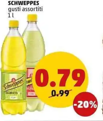 PENNY Schweppes gusti assortiti 1 L offerta
