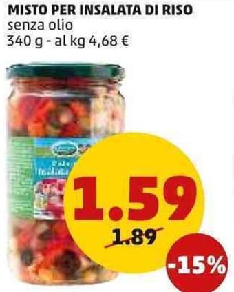 PENNY Misto Per Insalata di Riso senza olio 340 g offerta