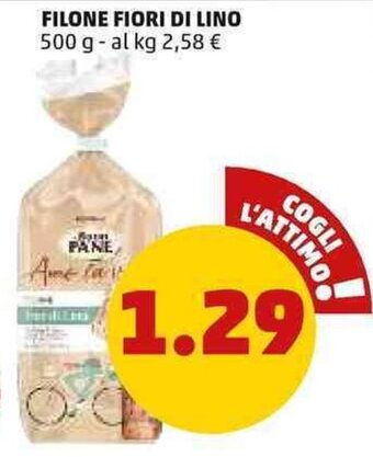 PENNY Filone Fiori di Lino 500 g offerta