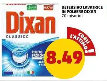 PENNY Dixan Detersivo Lavatrice in Polvere 70 misurini offerta