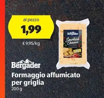 ALDI Bergader formaggio affumicato per griglia 200 g offerta