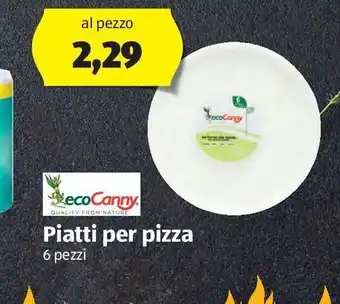 ALDI Piatti per pizza 6 pezzi offerta