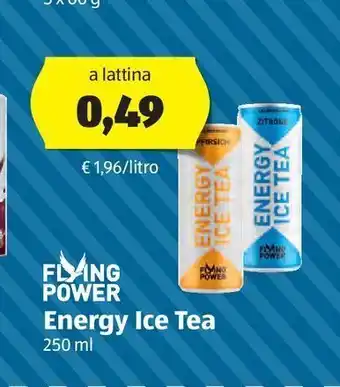ALDI Energy ice tea 250 ml offerta
